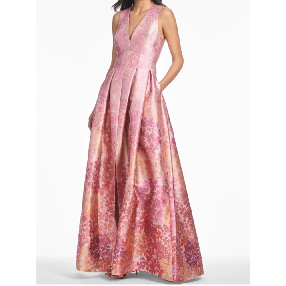 Sachin & Babi BROOKE GOWN - LIGHT SUNSET HYDRANGEA